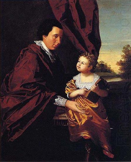 Thomas Middleton of Crowfield and His Daughter Mary, unknow artist